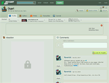 Tablet Screenshot of ouari.deviantart.com