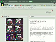Tablet Screenshot of frost8.deviantart.com