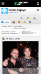 Mobile Screenshot of derek-kaguya.deviantart.com