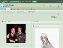 Tablet Screenshot of derek-kaguya.deviantart.com