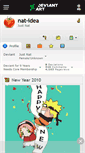Mobile Screenshot of nat-idea.deviantart.com