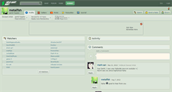 Desktop Screenshot of metalfish.deviantart.com