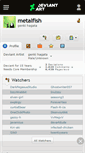 Mobile Screenshot of metalfish.deviantart.com