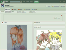 Tablet Screenshot of peaso1.deviantart.com