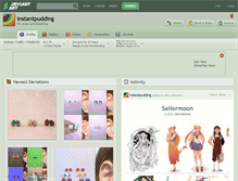 Tablet Screenshot of instantpudding.deviantart.com