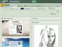 Tablet Screenshot of elfynity.deviantart.com