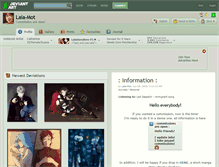 Tablet Screenshot of lala-mot.deviantart.com