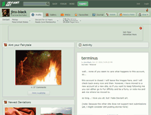 Tablet Screenshot of jinx-black.deviantart.com