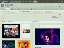 Tablet Screenshot of mymelogal2.deviantart.com