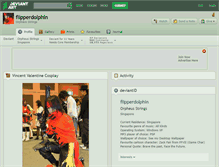 Tablet Screenshot of flipperdolphin.deviantart.com