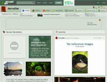 Tablet Screenshot of mornastar.deviantart.com