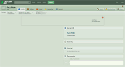 Desktop Screenshot of fuct-hide.deviantart.com