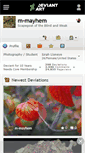 Mobile Screenshot of m-mayhem.deviantart.com