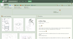 Desktop Screenshot of lushlu.deviantart.com