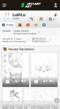 Mobile Screenshot of lushlu.deviantart.com