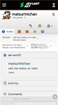 Mobile Screenshot of matsurinichan.deviantart.com
