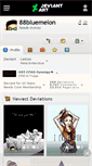 Mobile Screenshot of 88bluemelon.deviantart.com