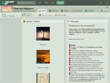 Tablet Screenshot of fine-art-nature.deviantart.com