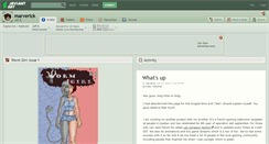 Desktop Screenshot of marverick.deviantart.com