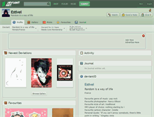 Tablet Screenshot of estivel.deviantart.com