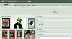 Desktop Screenshot of koiun90.deviantart.com