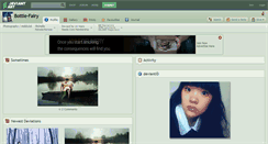 Desktop Screenshot of bottle-fairy.deviantart.com