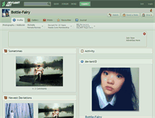 Tablet Screenshot of bottle-fairy.deviantart.com