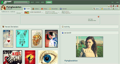 Desktop Screenshot of flyingdandelion.deviantart.com