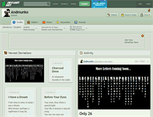 Tablet Screenshot of andmunko.deviantart.com