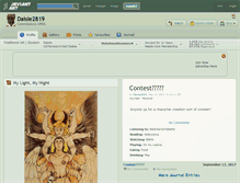 Tablet Screenshot of daisie2819.deviantart.com