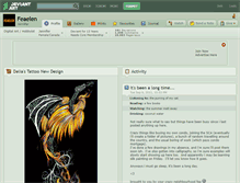 Tablet Screenshot of feaelen.deviantart.com