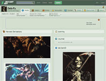 Tablet Screenshot of deis-fx.deviantart.com