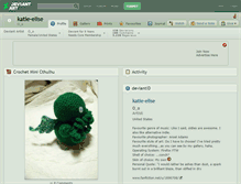 Tablet Screenshot of katie-elise.deviantart.com