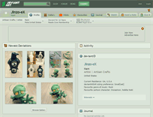 Tablet Screenshot of jinzo-ex.deviantart.com