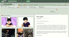 Desktop Screenshot of mysticicedragon.deviantart.com