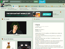 Tablet Screenshot of angelpiss.deviantart.com