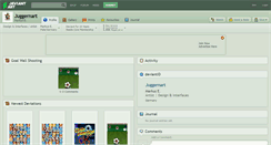 Desktop Screenshot of juggernart.deviantart.com
