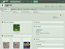 Tablet Screenshot of juggernart.deviantart.com