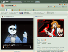 Tablet Screenshot of foxy-sierra.deviantart.com