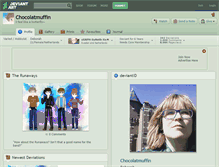 Tablet Screenshot of chocolatmuffin.deviantart.com