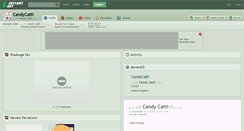 Desktop Screenshot of candycatti.deviantart.com