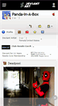 Mobile Screenshot of panda-in-a-box.deviantart.com