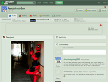 Tablet Screenshot of panda-in-a-box.deviantart.com