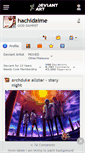 Mobile Screenshot of hachidaime.deviantart.com