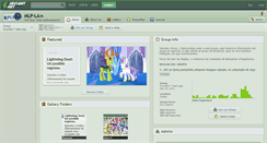 Desktop Screenshot of mlp-la.deviantart.com