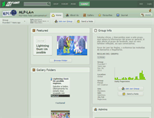 Tablet Screenshot of mlp-la.deviantart.com