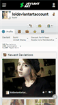 Mobile Screenshot of loldeviantartaccount.deviantart.com