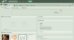 Desktop Screenshot of gatto.deviantart.com