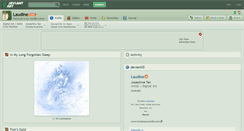 Desktop Screenshot of laudine.deviantart.com