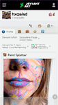Mobile Screenshot of hxcsalad.deviantart.com
